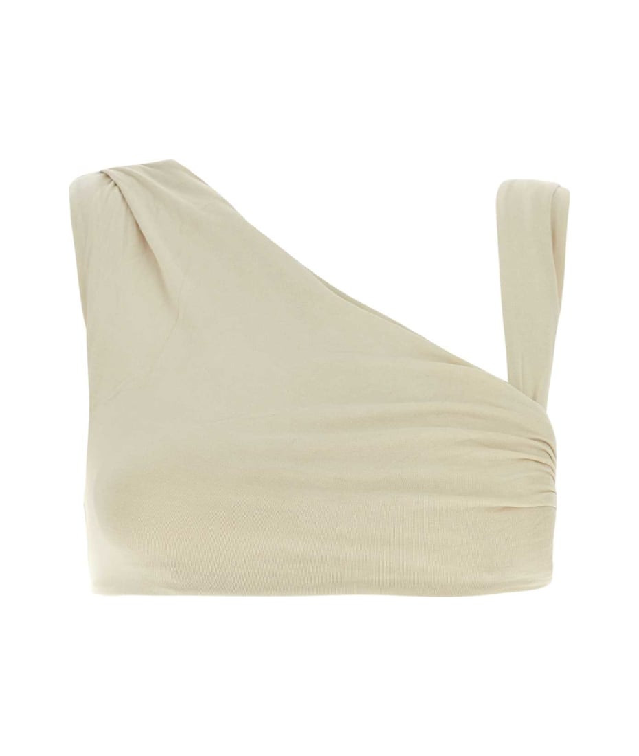 Ivory Stretch Nylon Mache Top | Italist.com US