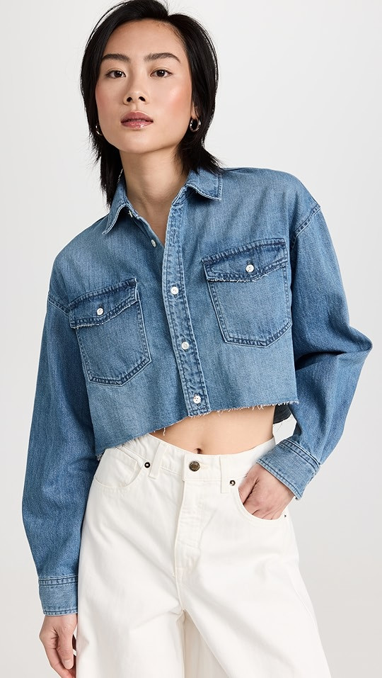 MV Medina Cropped Shirt | Shopbop