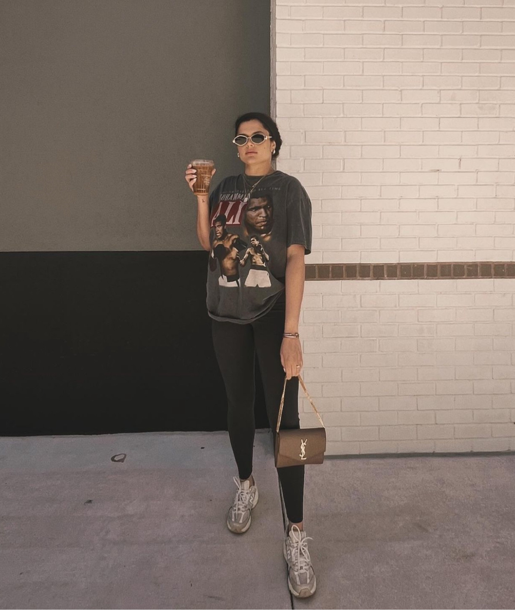 Vintage Tee- Leggings- NB530- Headband- 

#LTKActive #LTKStyleTip #LTKShoeCrush