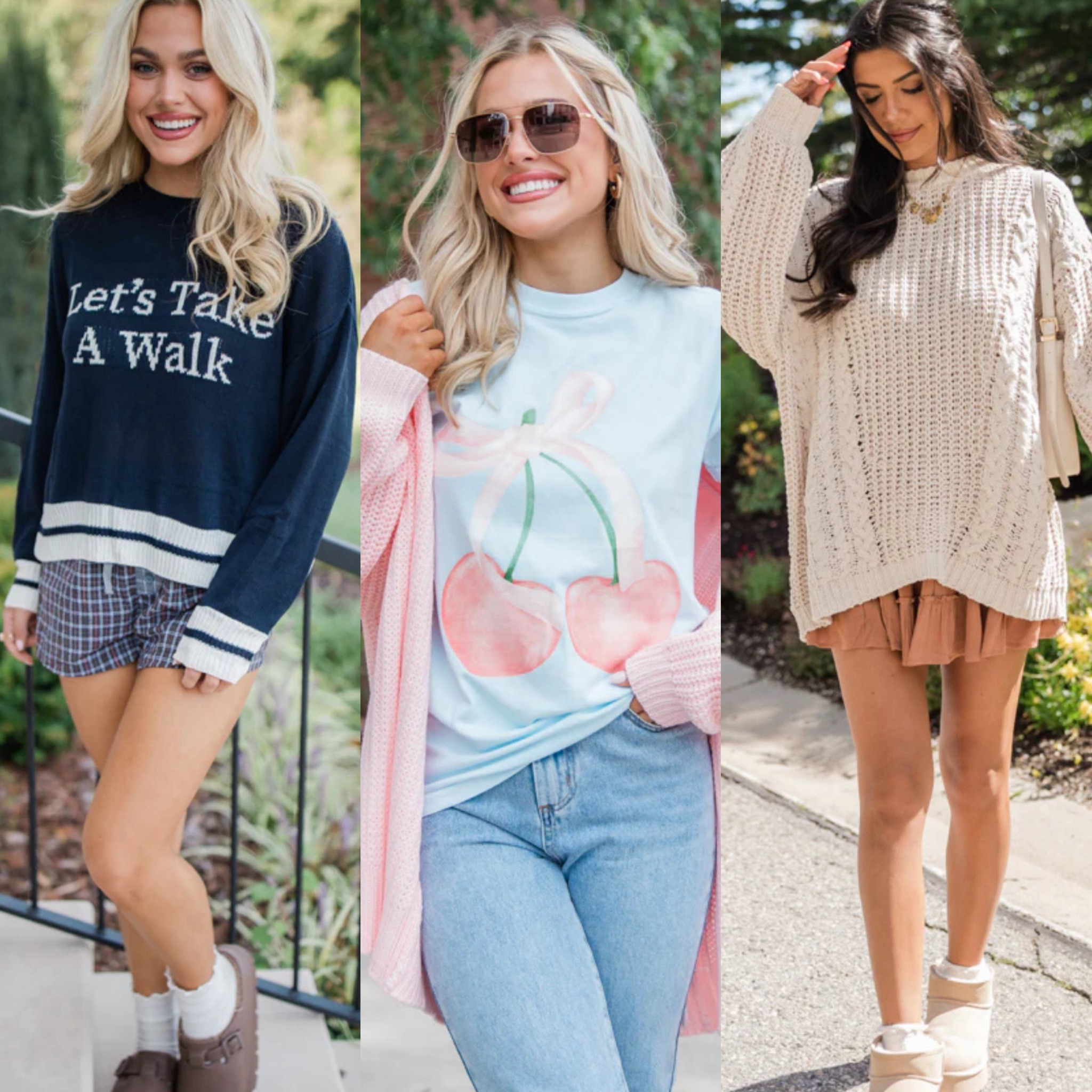 Pink Lily
New Arrivals
Boutique
Shopping
Online
Trends
Trending
Influencer
Instagram
Boxer Shorts
Sweater
Knit
Unique
Fall
Game Day
Football
Autumn
Walk
T-Shirt
Cherry
Sabrina Carpenter
Concert
Casual
Everyday Outfit
Dress
Outfit
Outfits
Travel
Airport
Work
School
Date
Lunch
Brunch
Pumpkin Patch
Uggs
Shoes
Slippers
Comfy
Midsize
Petite
Sale
Affordable
Style
Pinterest
Fall Family Photo Outfits
Family Photo
Photoshoot

#LTKWorkwear #LTKTravel #LTKStyleTip