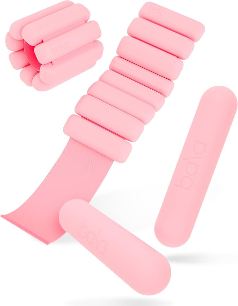 Bangles Wrist & Ankle Weights 2 Pound Pair and Bala Bars Dumbbell Set 2 Pound – Wearable Ankle ... | Amazon (US)