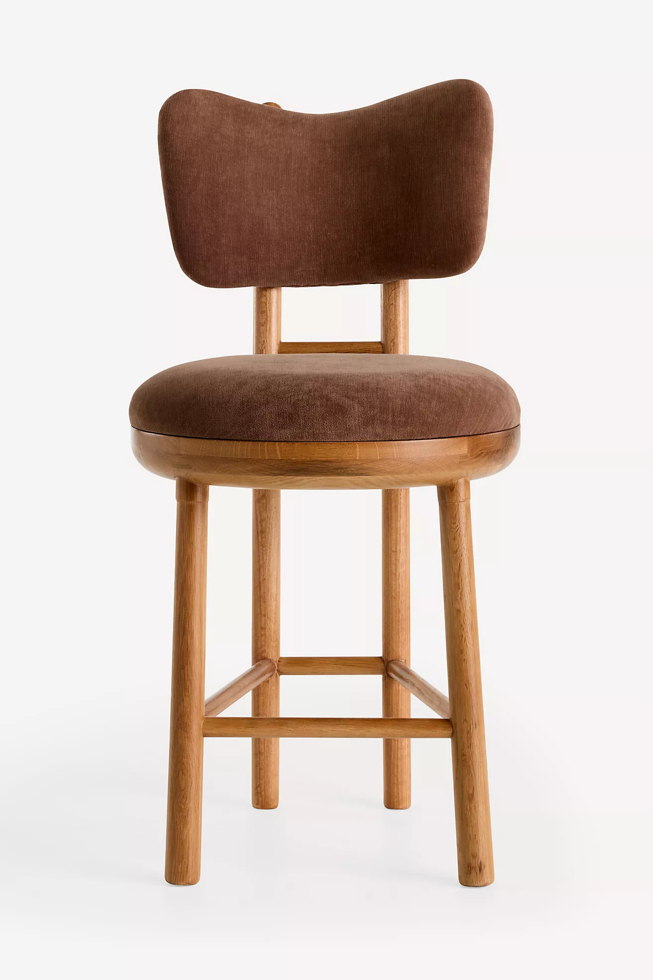 Irie Velvet Counter Stool | Anthropologie (US)