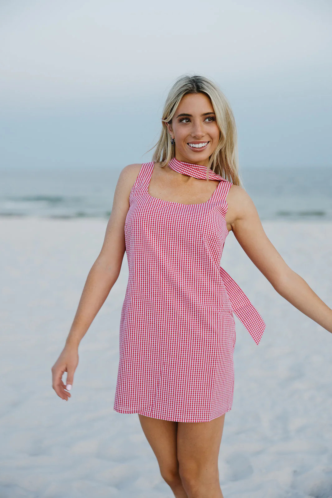 Gigi Mini Dress - Red | Triple Threads