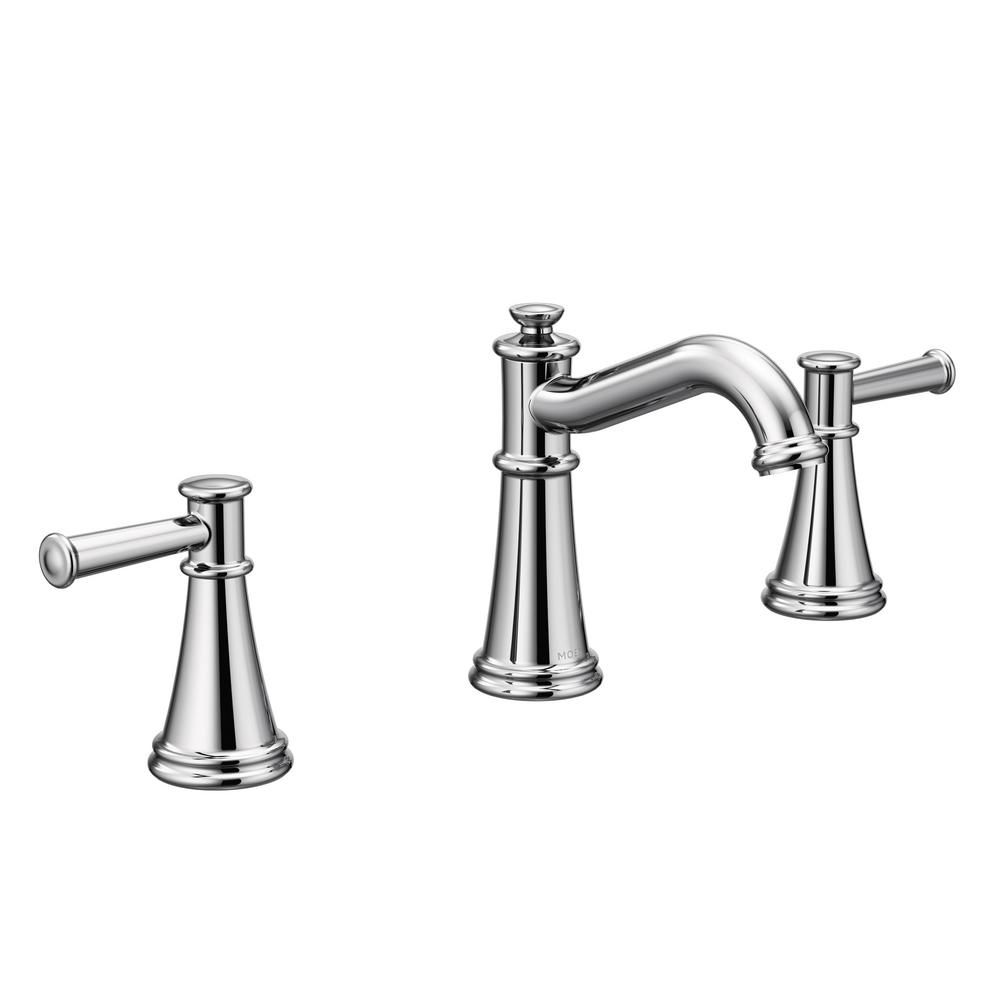 Belfield 8 in. Widespread 2-Handle Bathroom Faucet in Chrome | The Home Depot