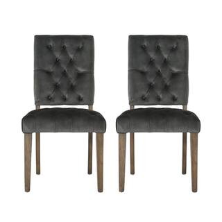 Carolina Charcoal Dining Chairs (Set of 2) | The Home Depot