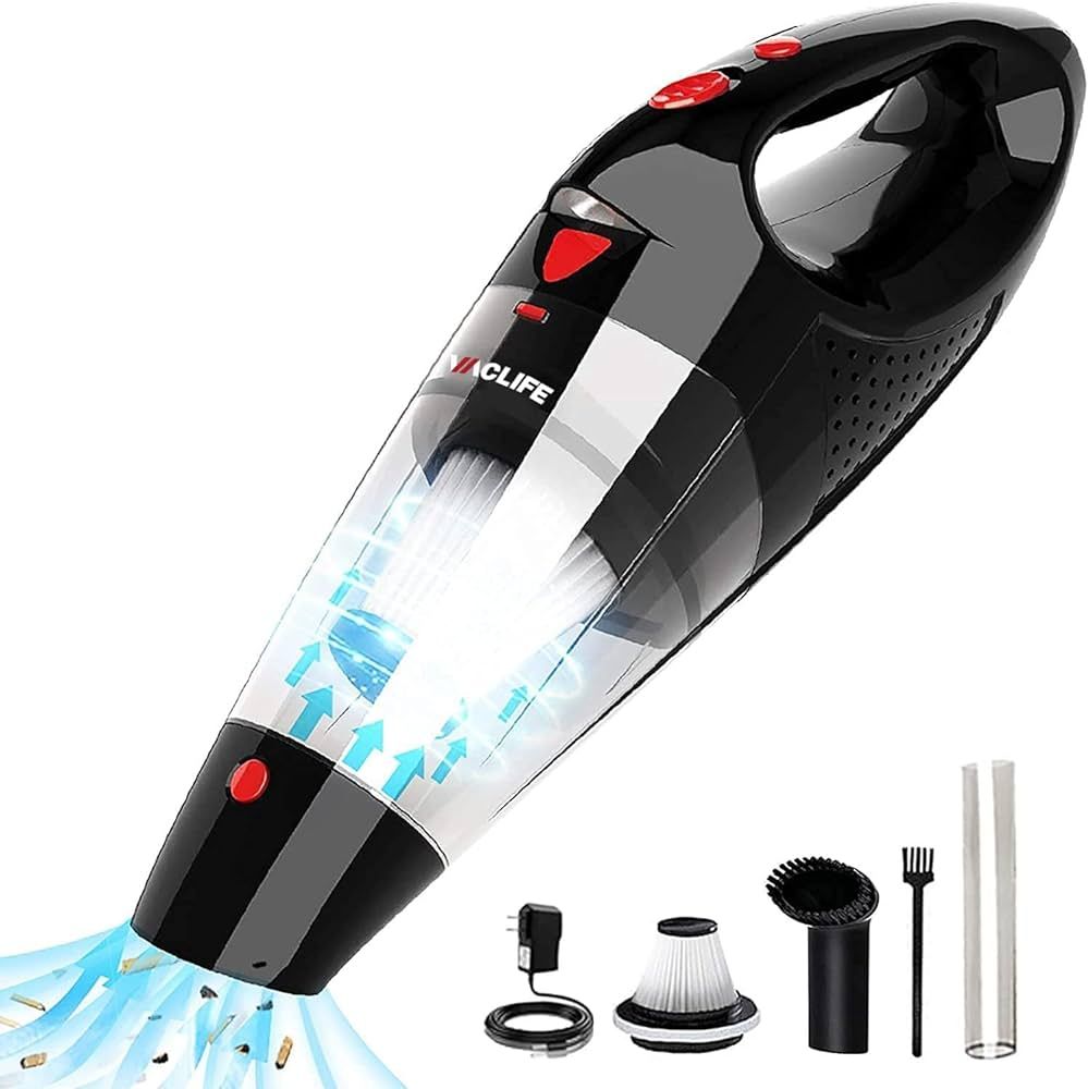 VacLife Handheld Vacuum, Car Vacuum Cleaner Cordless, Mini Portable Rechargeable Vacuum Cleaner w... | Amazon (US)