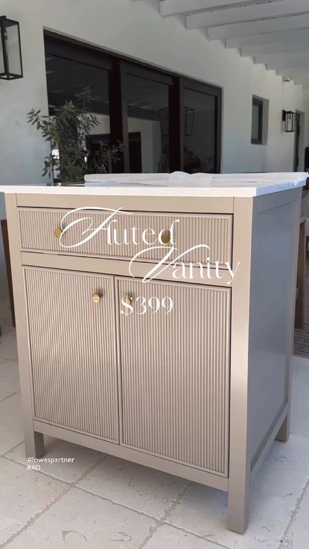 @Loweshomeimprovement Memorial Day sale is here! ✨#lowespartner
Can you believe this gorgeous fluted vanity is on sale for $399?! Save BIG this Memorial Day with Lowe’s deals on bathroom finds, appliances, tools, patio furniture, paint + so much more from now until May 29th. Sharing the appliances we also ordered from Lowe’s on my story now ✨


#lowes #liketkit #ltkhome  #ltksalealert  #ltkseasonal #liketkit
#bathroom #bathroomremodel #bathroomfinds #vanity #memorialdaysale #salealert #bathroomvanity 

#LTKStyleTip #LTKSaleAlert #LTKHome
