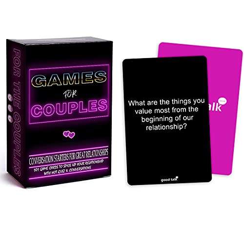 Couples Games - Conversation Starter Questions for Great Relationships - Fun Conversation Cards Game for Couples – To Explore & Deepen Connections with your Partner - Perfect Romantic Gift for Couples | Amazon (US)