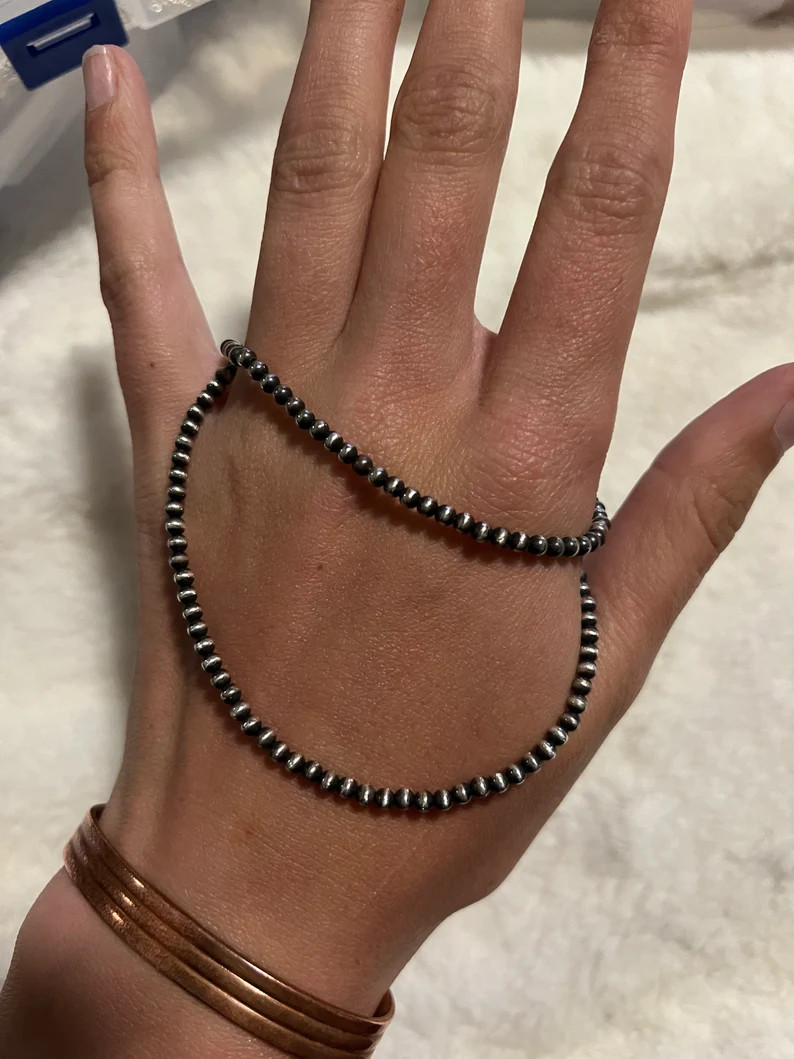 3mm Pearl Necklace | Etsy (US)