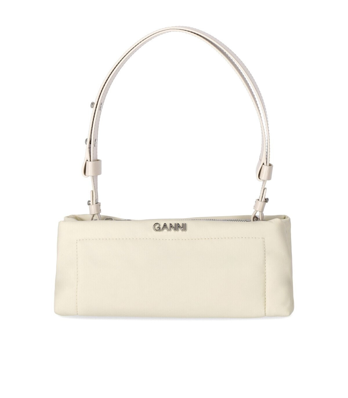 Ganni Pillow Baguette Ivory Bag | eBay UK