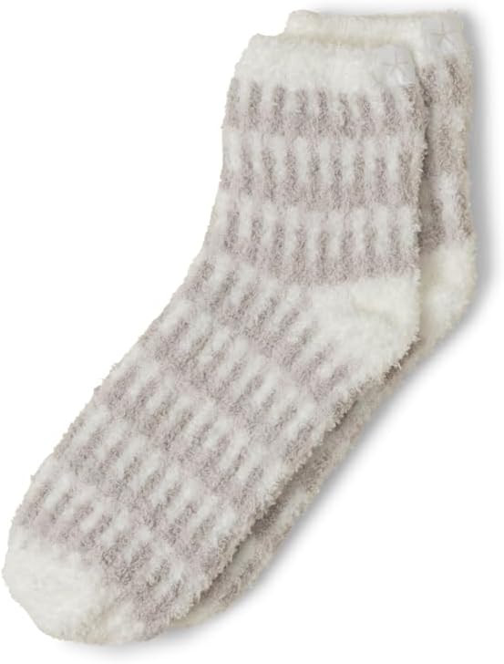 Barefoot Dreams® CozyChic® Stripe Geo Tennis Socks, Pearl Multi, One Size | Amazon (US)