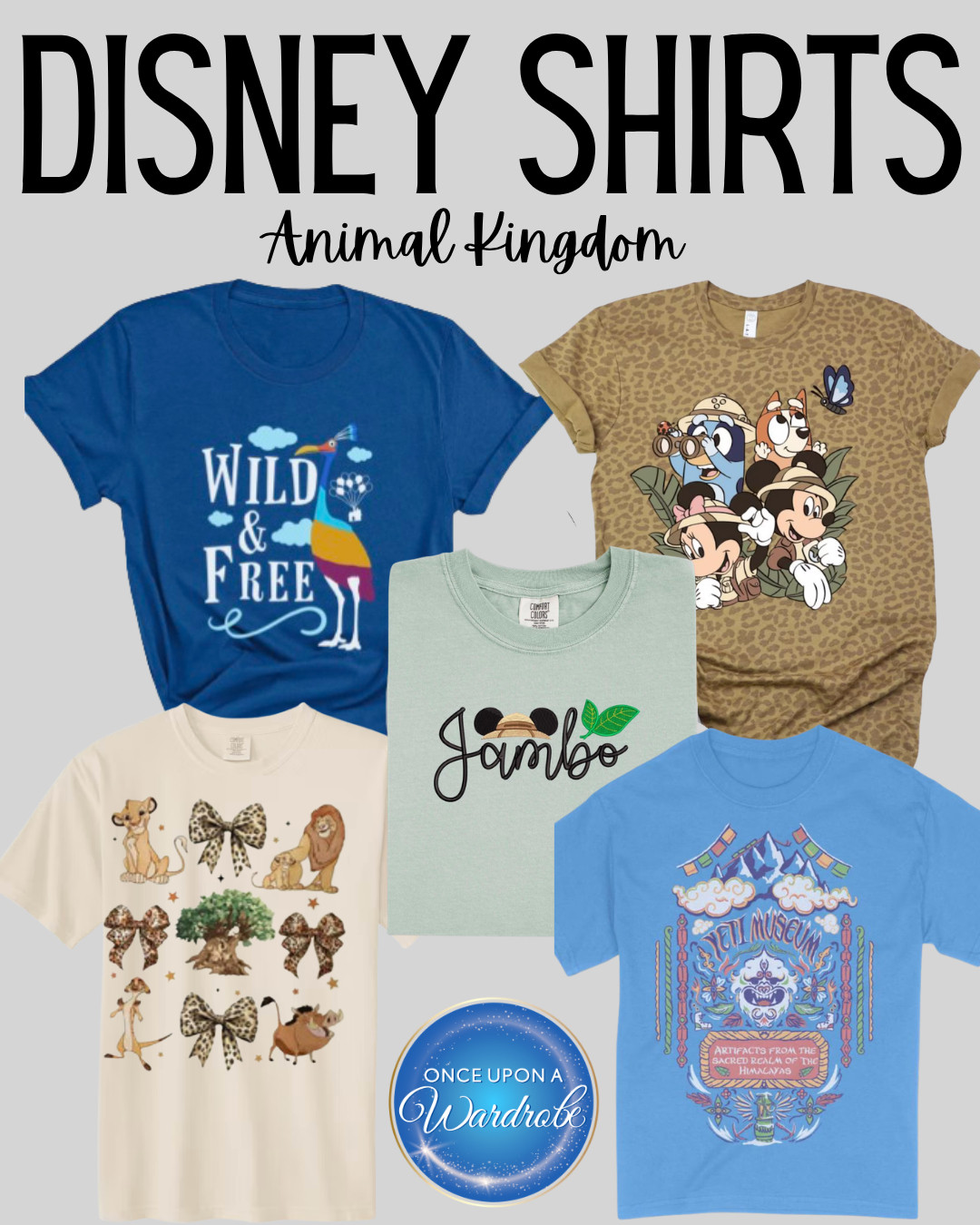 Animal Kingdom shirt ideas for a comfy Disney park day 🌿 These tees are perfect with shorts, skorts, bike shorts, or linen pants for Kilimanjaro Safaris, Expedition Everest, Festival of the Lion King, character meets, and all the Animal Kingdom exploring. 

 #LTKootd #LTKmomlife #LTKTravel