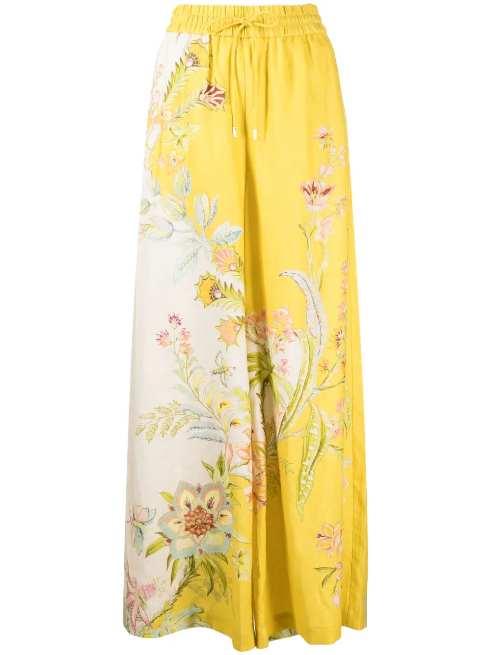 Ira printed wide-leg trousers | Farfetch Global