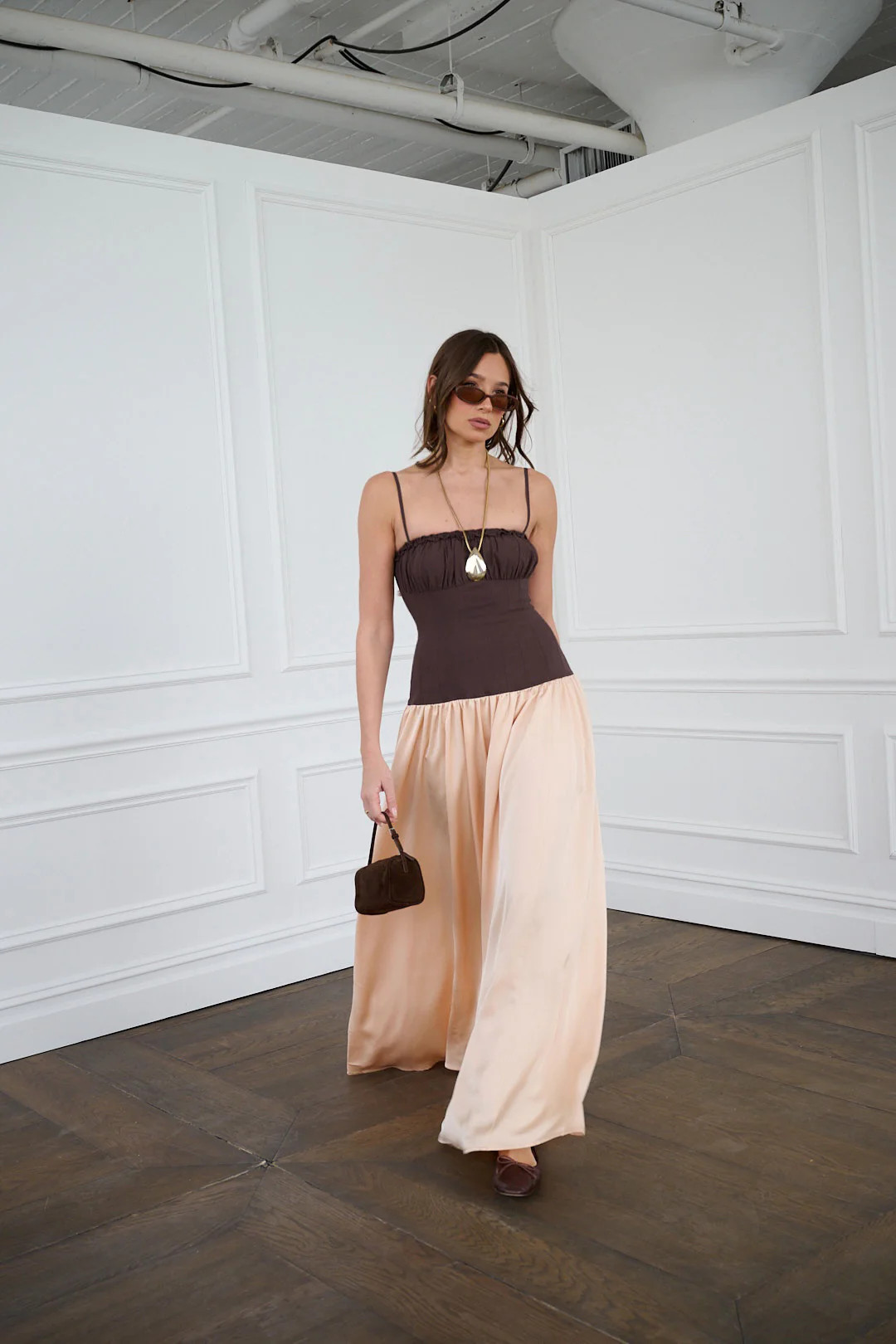 Ruffle Corset Maxi Dress | We Wore What