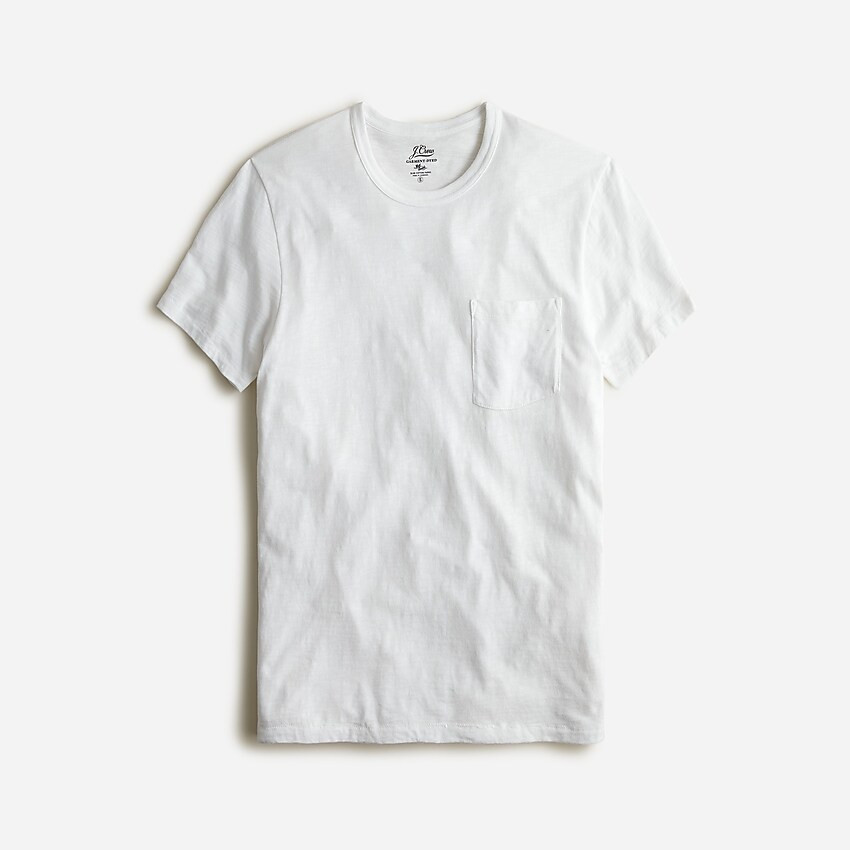 Slim garment-dyed slub cotton crewneck T-shirt | J. Crew US