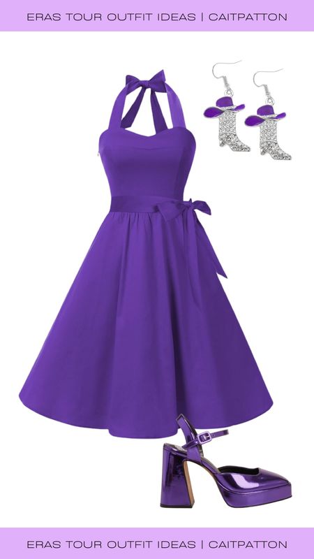 Speak Now eras tour outfit idea!

Speak Now tour dress from Taylor! Vintage halter dress, vintage purple dress, purple dress, purple speak now dress, cowgirl boot earrings, cowgirl earrings, purple heels, platform heels, purple platform heels, eras tour outfit ideas, eras tour outfit idea, speak now outfit ideas, speak now outfits, speak now outfit idea, taylor swift speak now outfits, taylor swift eras tour outfits, taylor swift outfit ideas, taylor swift outfits, taylor swift speak now, speak now era

#LTKfindsunder50 #LTKfindsunder100 #LTKshoecrush