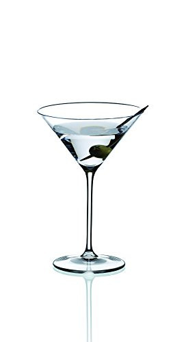 Riedel Vinum XL Martini Glasses (set of 2), Precision Blown Crystal Martini Glasses with Stem - Elegant Cocktail Glasses for Bar, 9.5oz, Machine Washable | Amazon (US)