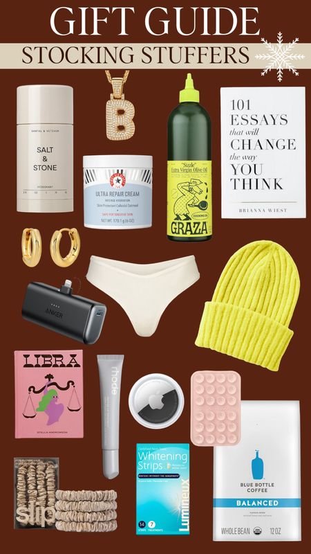 Stocking Stuffer Gift Guide 🎁 

#LTKGiftGuide #LTKSeasonal #LTKHoliday