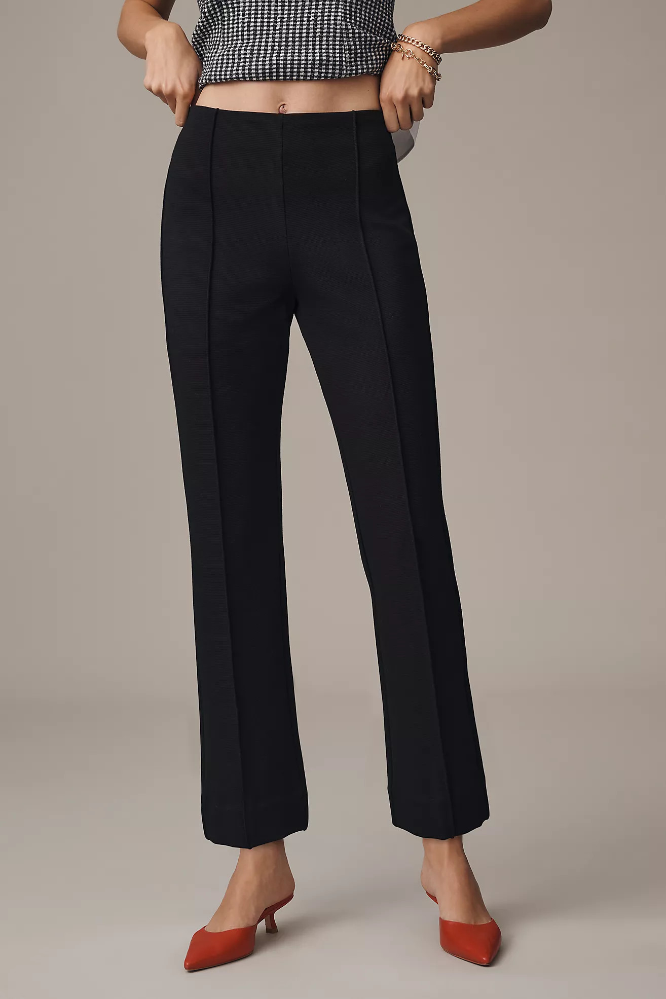 The Poppy Kick-Flare Pull-On Pants by Maeve | Anthropologie (US)