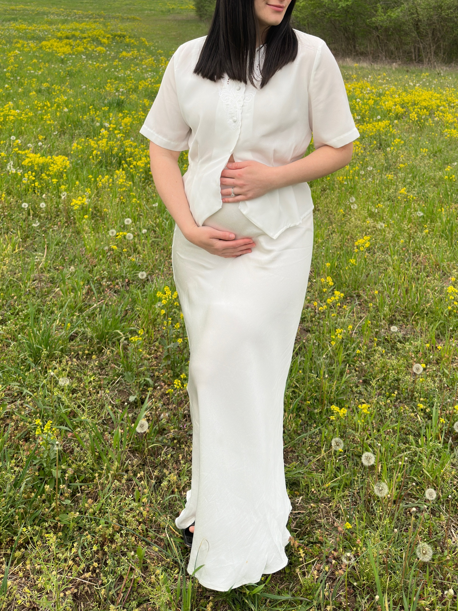 Maxi White satin skirt

#LTKstyletip #LTKbump #LTKwedding