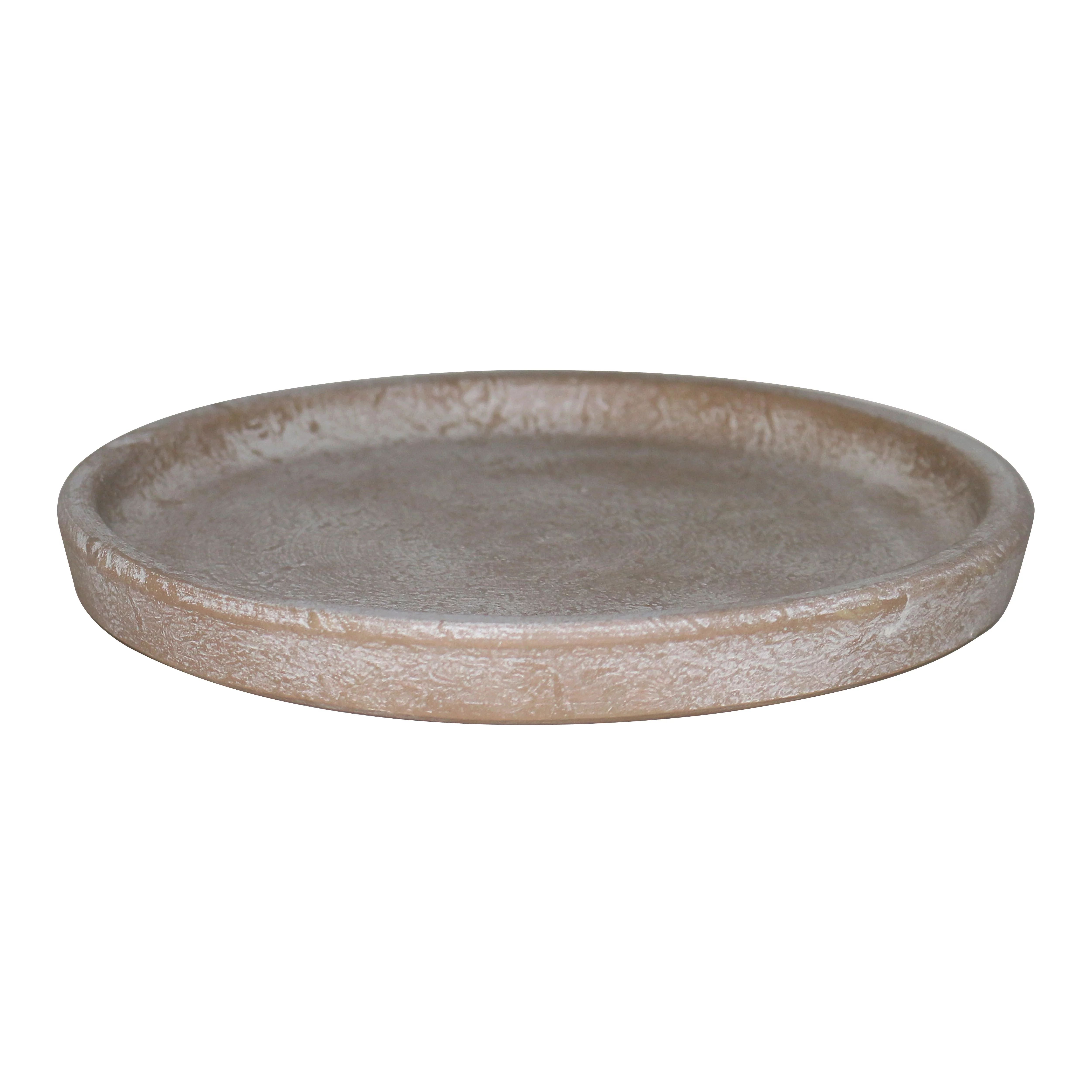 Better Homes & Gardens 6 in. Hand-painted Brown Earthenware Saucer | Walmart (US)