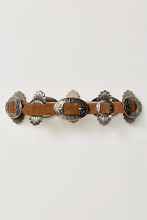 Understated Leather Concho Buckle Belt | Free People (Global - UK&FR Excluded)