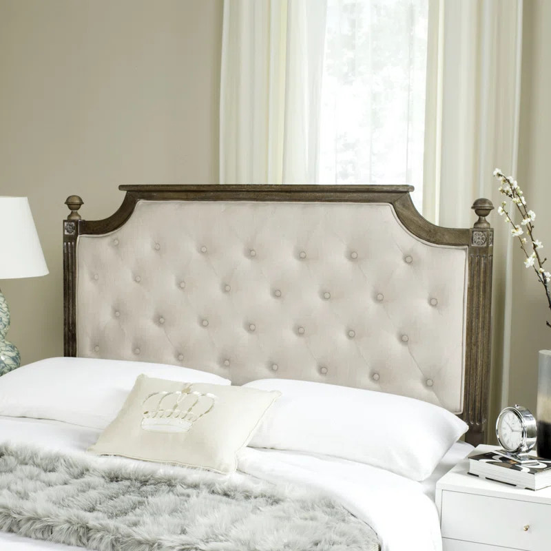 Moneta Upholstered Solid Wood Panel Headboard | Wayfair North America