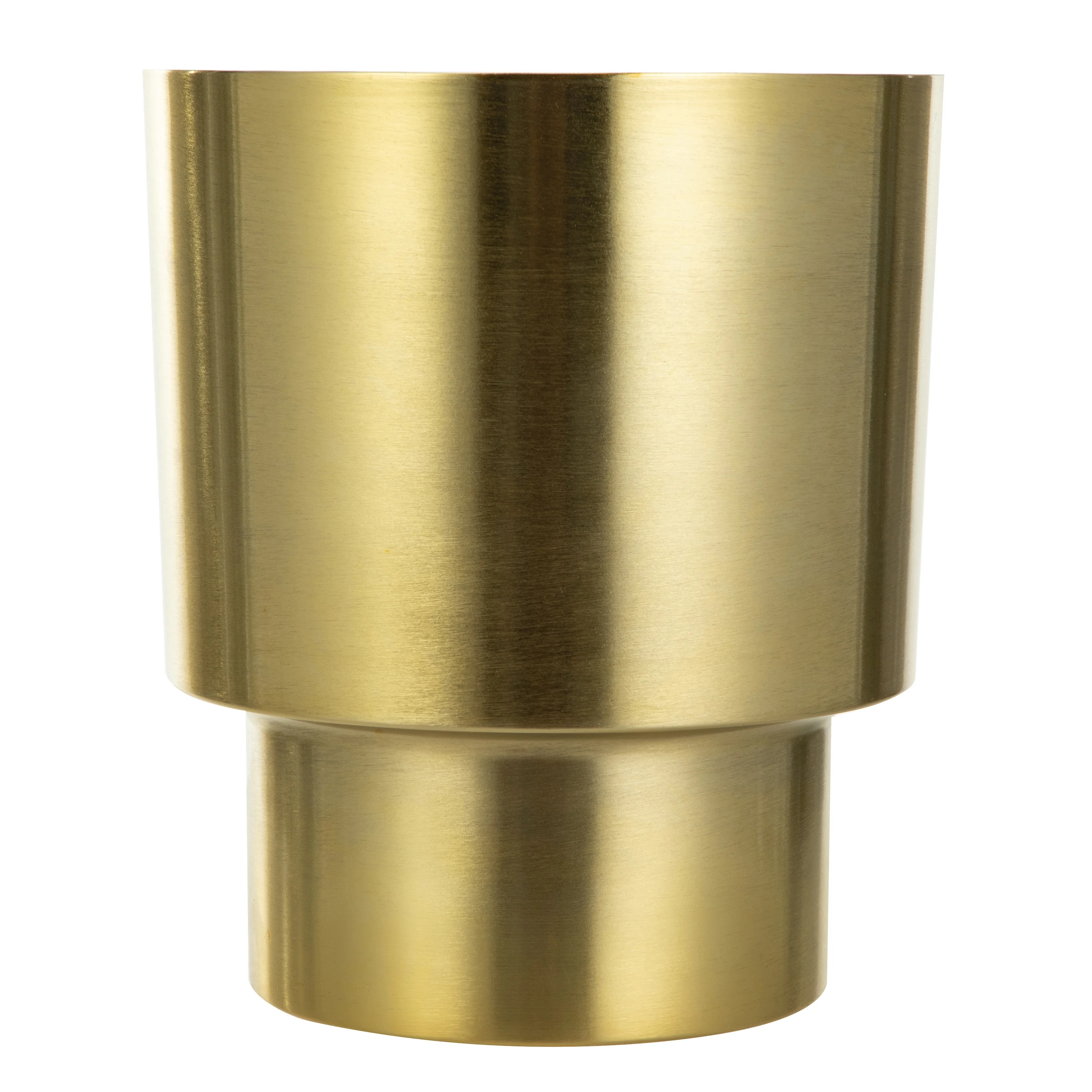 Mainstays Large Decorative Metal Planter, Gold, 8"x8"x9" | Walmart (US)