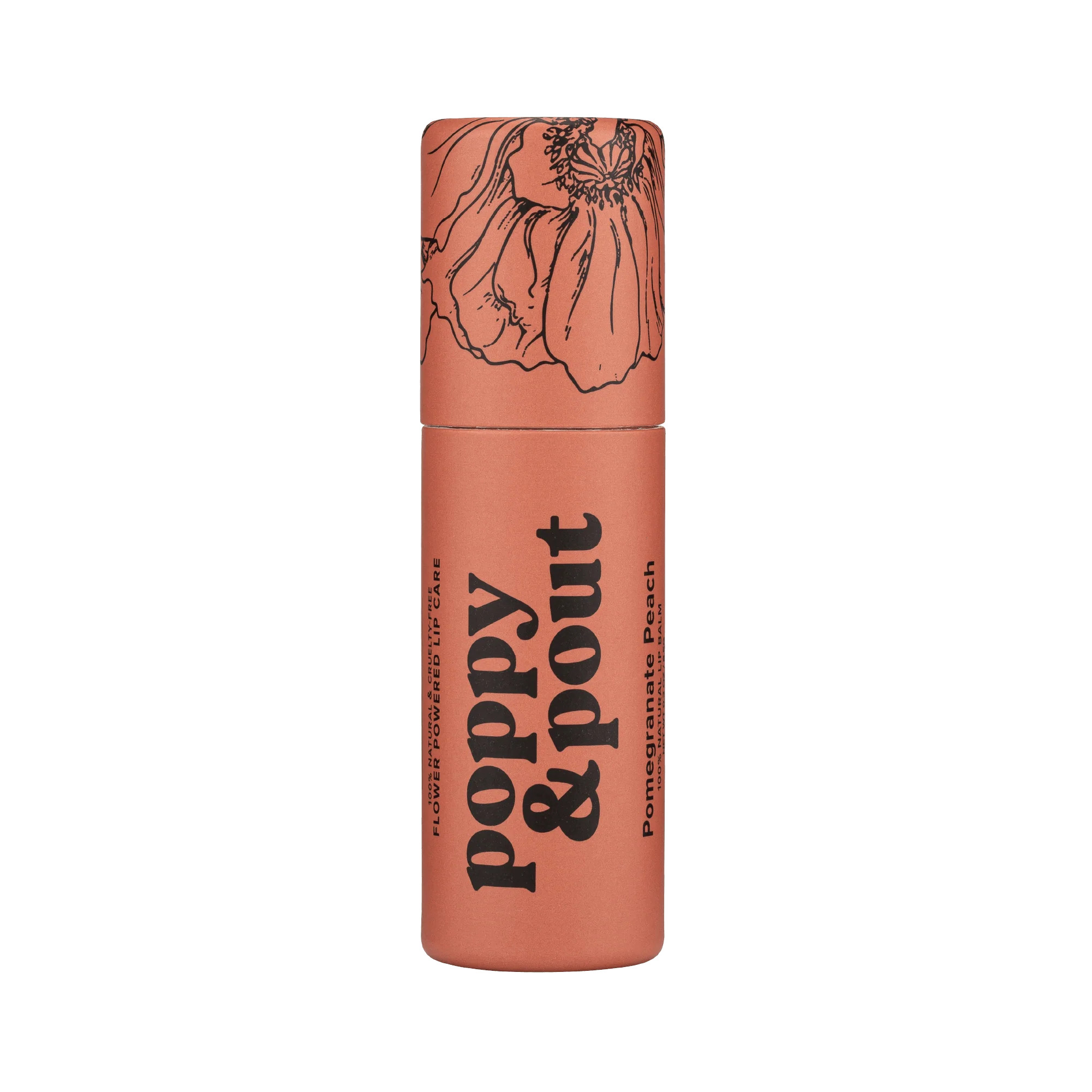 Lip Balm, Original, Pomegranate Peach | Poppy & Pout