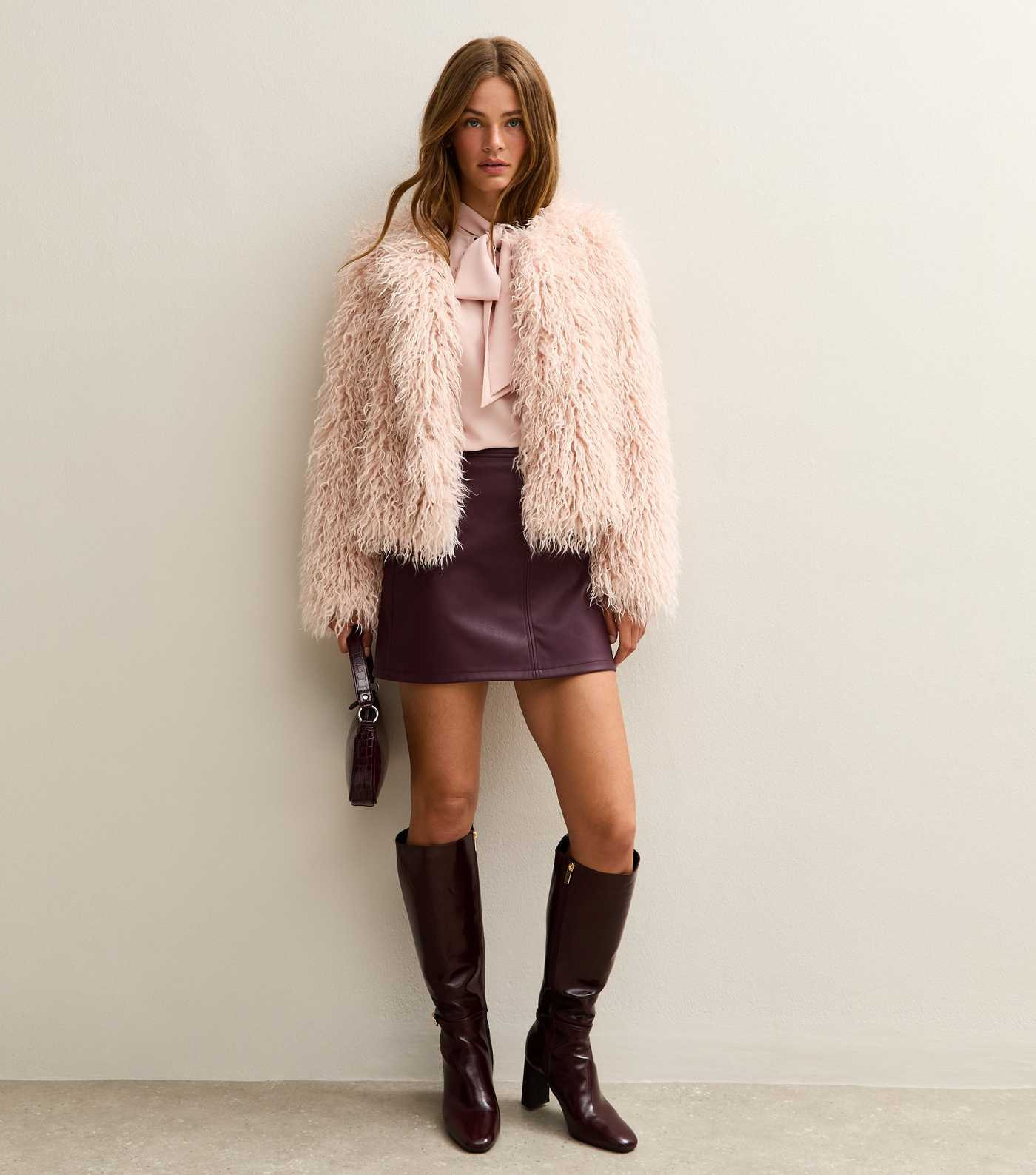 Pink Faux Fur Coat | New Look | New Look (UK)