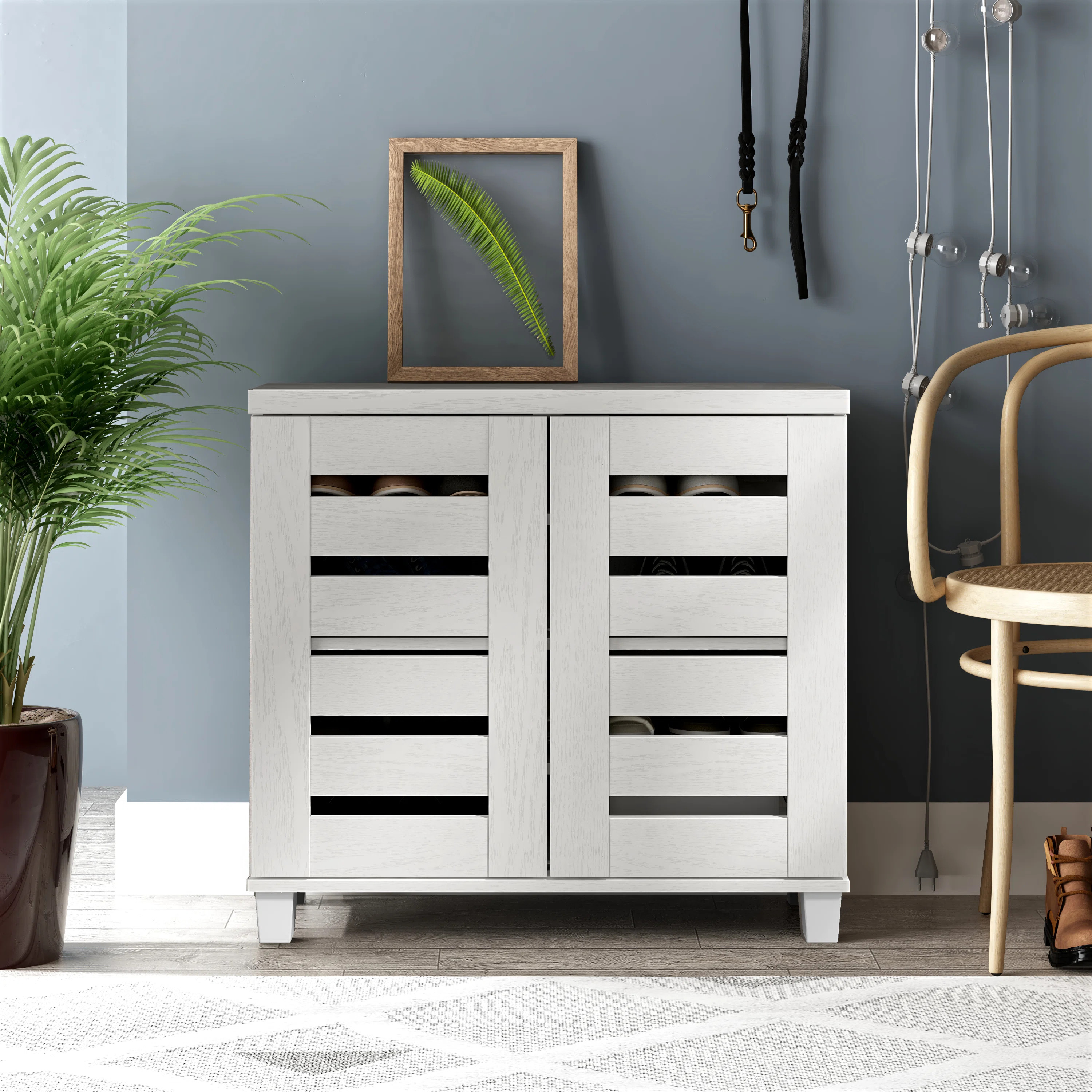 Millan 12 Pair Shoe Storage Cabinet | Wayfair North America