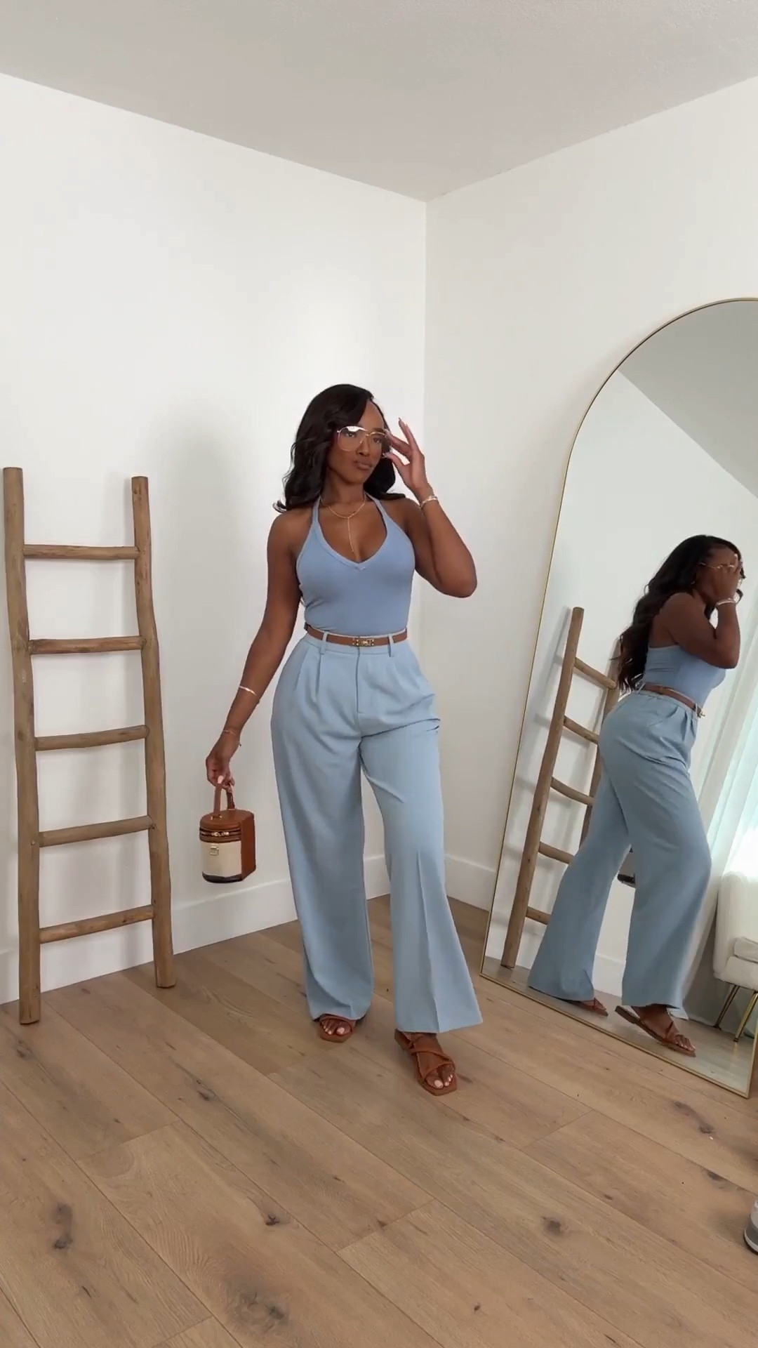 🌸 Spring Outfit Inspo — This effortless matching set is one of those throw-on-and-go looks that instantly feels polished. Lightweight, flattering, and easy to dress up or down, so the cost per wear drops fast and fits right into a smart long-term shopping strategy.

Perfect for spring outings, casual brunch, errands, travel days, or everyday wear.

📏 Sizing:
Matching top: Size Small  
Wide-leg pants: Size Small  

📐 Measurements:
Height: 5'4"  
Weight: 138 lbs  
Bust: 34D  
Waist: 27"  
Hips: 40"

Spring outfit inspo, matching set, casual chic outfit, everyday basics, travel-friendly outfit, comfortable spring look styled multiple ways.

Tap to get details.
Follow me on Instagram and YouTube @kirasfashionfinds

