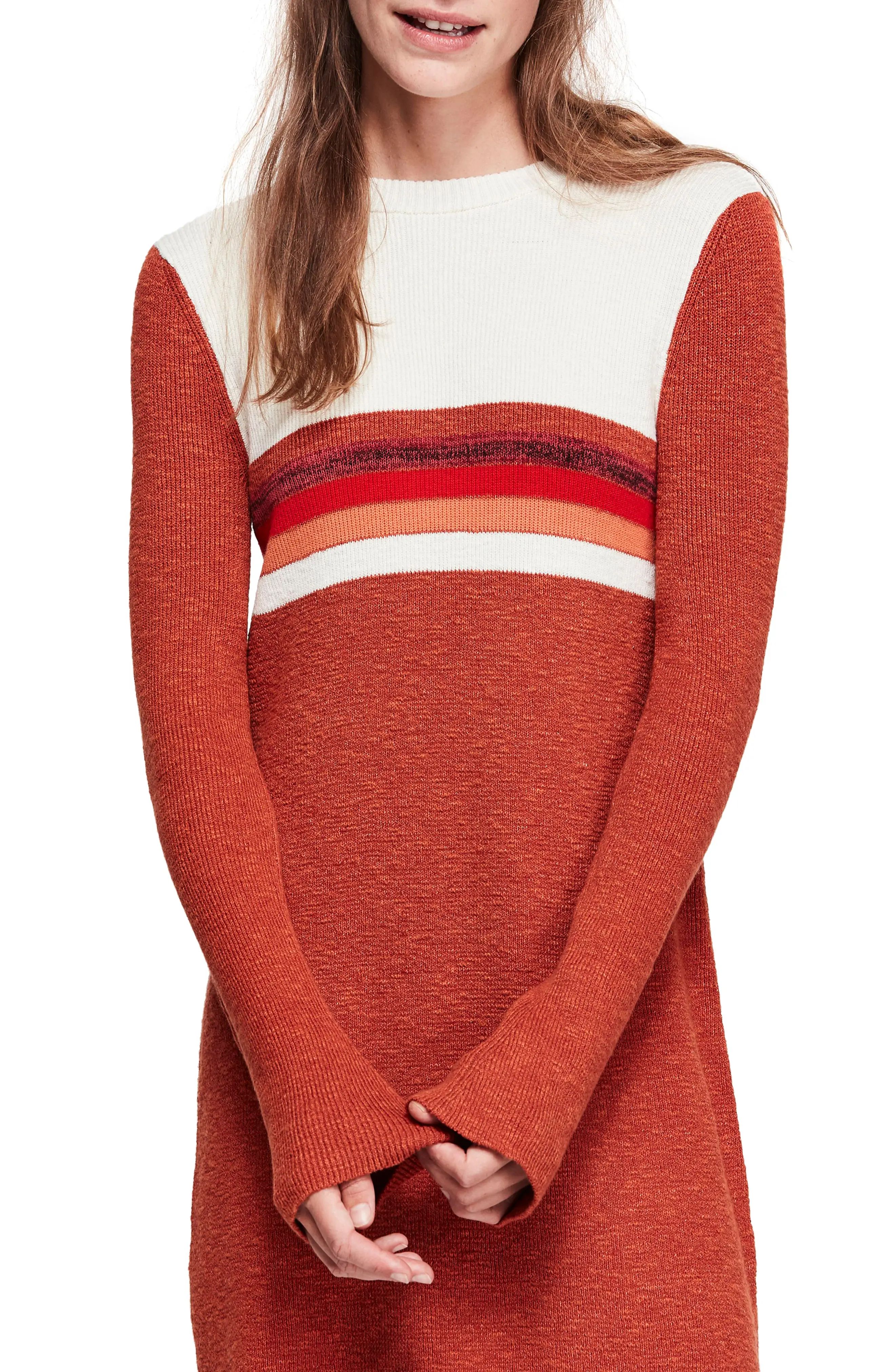 Free People Colorblock Sweater Dress | Nordstrom