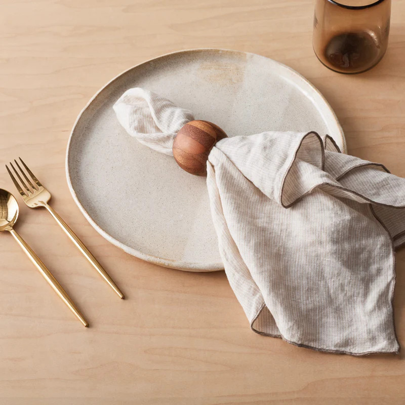 Circulo Napkin Rings - Set of 6 | The Citizenry