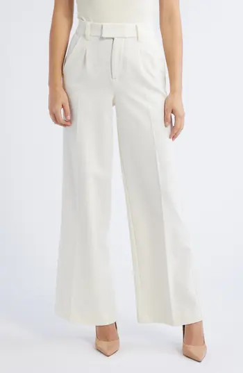 Wit & Wisdom 'Ab'Solution Skyrise Wide Leg Pants in Off White at Nordstrom Rack, Size 16 | Nordstrom Rack