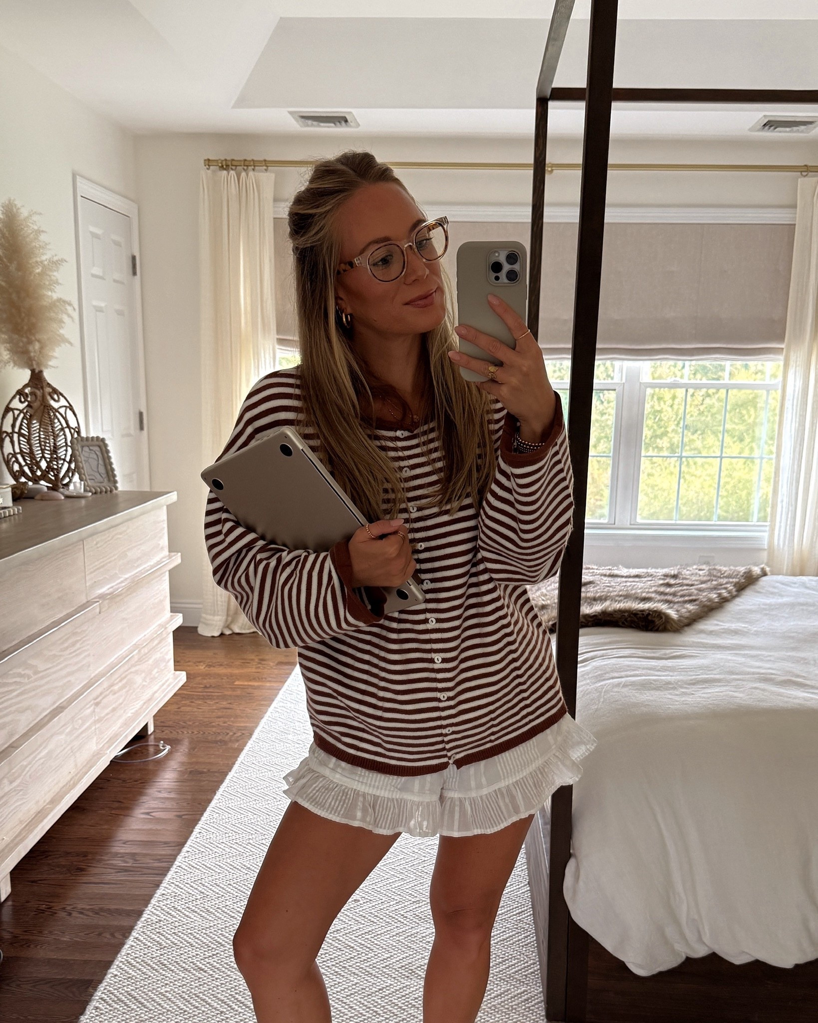 AMAZON PRIME DAY 
Lightweight long sleeve striped cardigan, perfect for pairing with skirts, jeans, and shorts! Size small 

Amazon fashion, Amazon sweaters, fall outfits, fall fashion, prime day deals, striped cardigan, sweater weather, Amazon outfits 

#LTKFindsUnder50 #LTKStyleTip #LTKSaleAlert