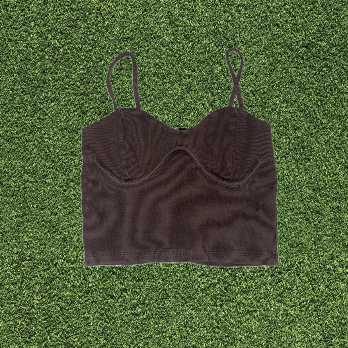 Brown Corset Tank Top Forever 21 Women’s Size M | eBay US