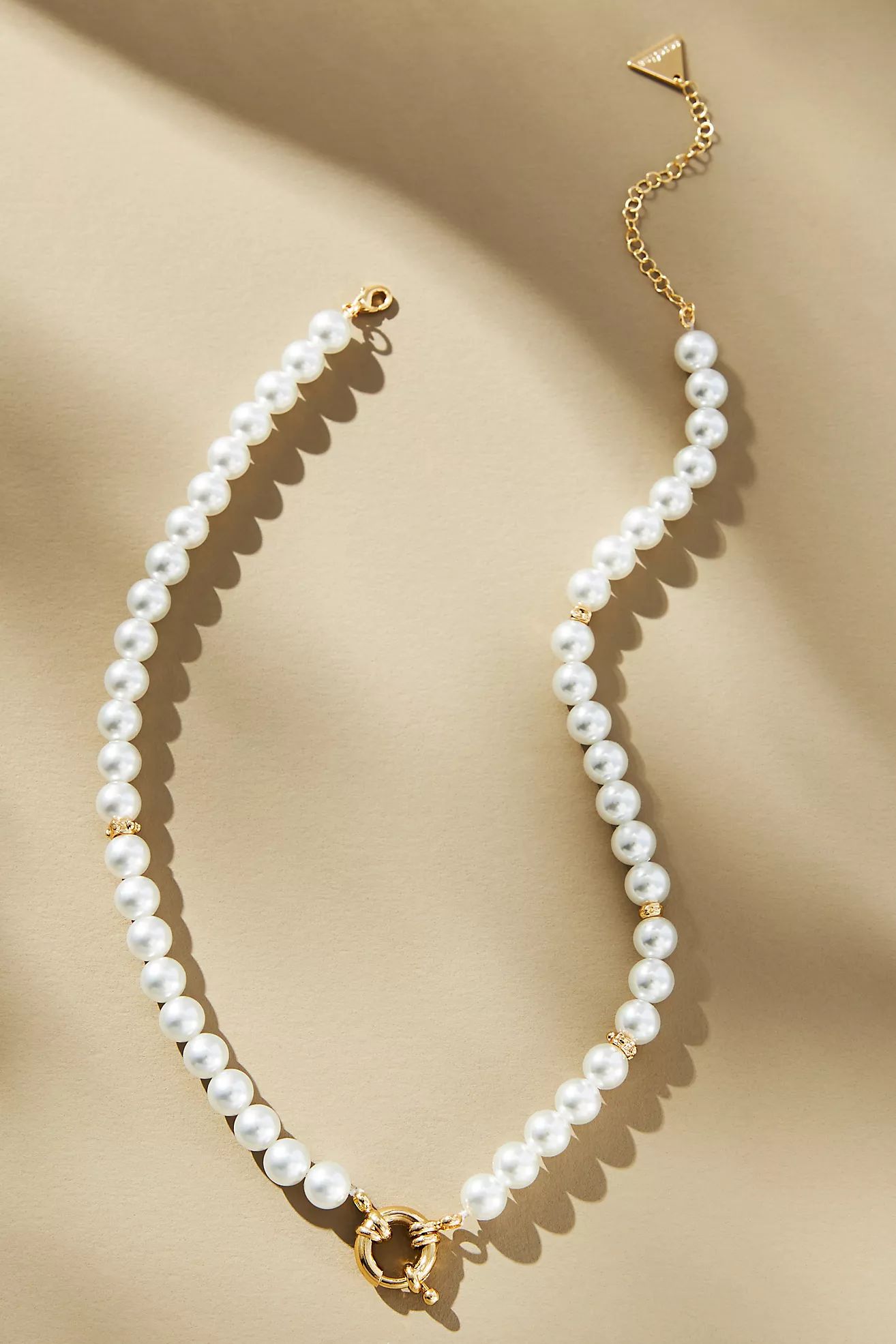 Spring-Closure Pearl Necklace | Anthropologie (US)