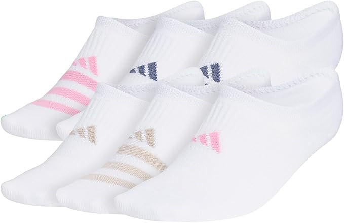 adidas Women's Superlite 3.0 Super No Show Athletic Socks (6-Pair) Ultra Low-Profile with Targete... | Amazon (US)