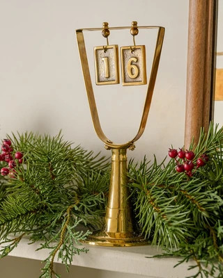 Solid Brass Countdown to Christmas | Magnolia