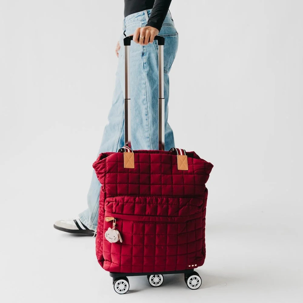 Tenley Quilted Tote Roller Bag | Pretty Simple