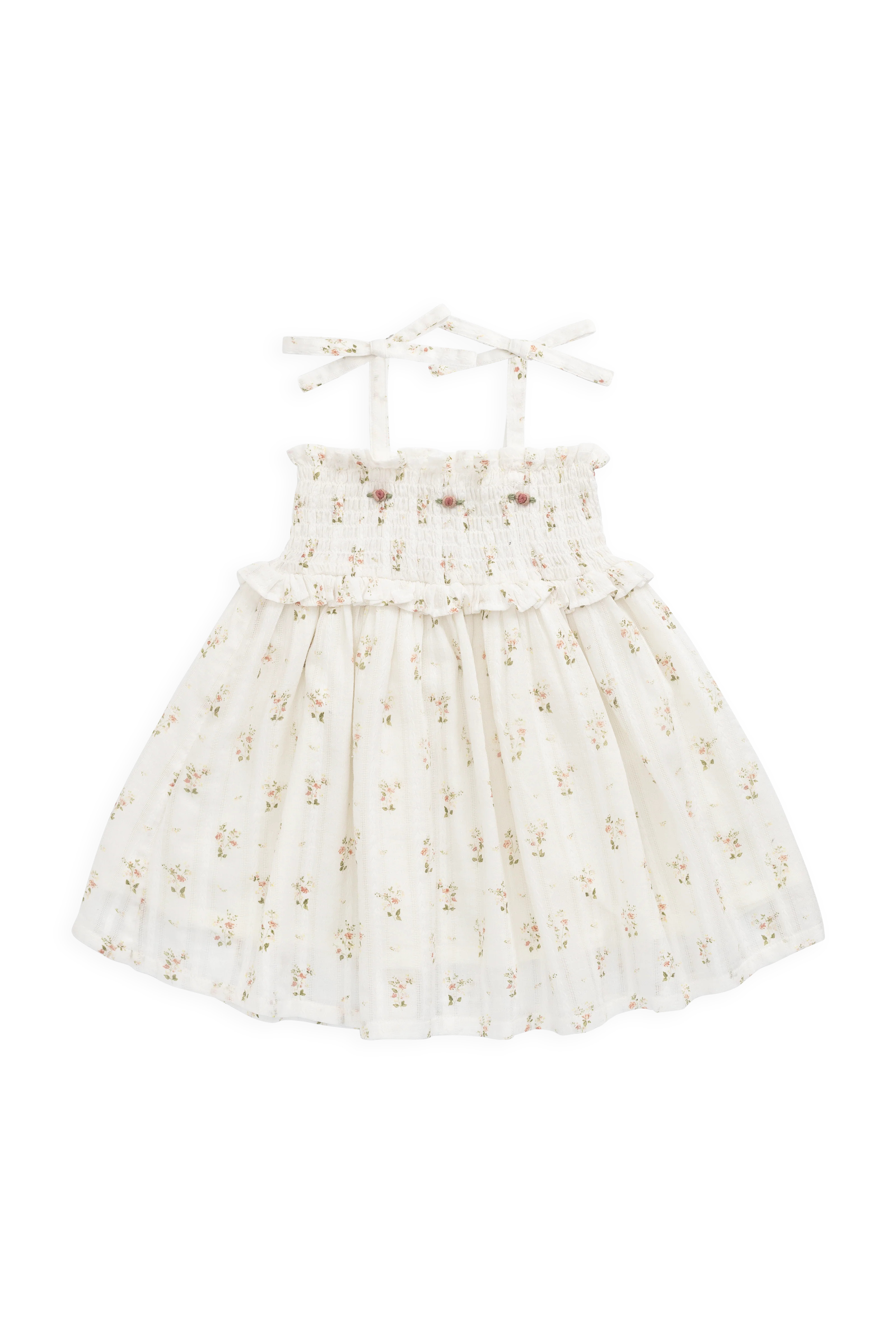 Organic Cotton Saylor Dress - Josepha Egret | Jamie Kay