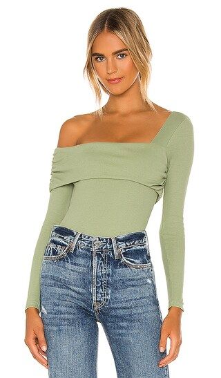 Florence Bodysuit in Dark Green | Revolve Clothing (Global)