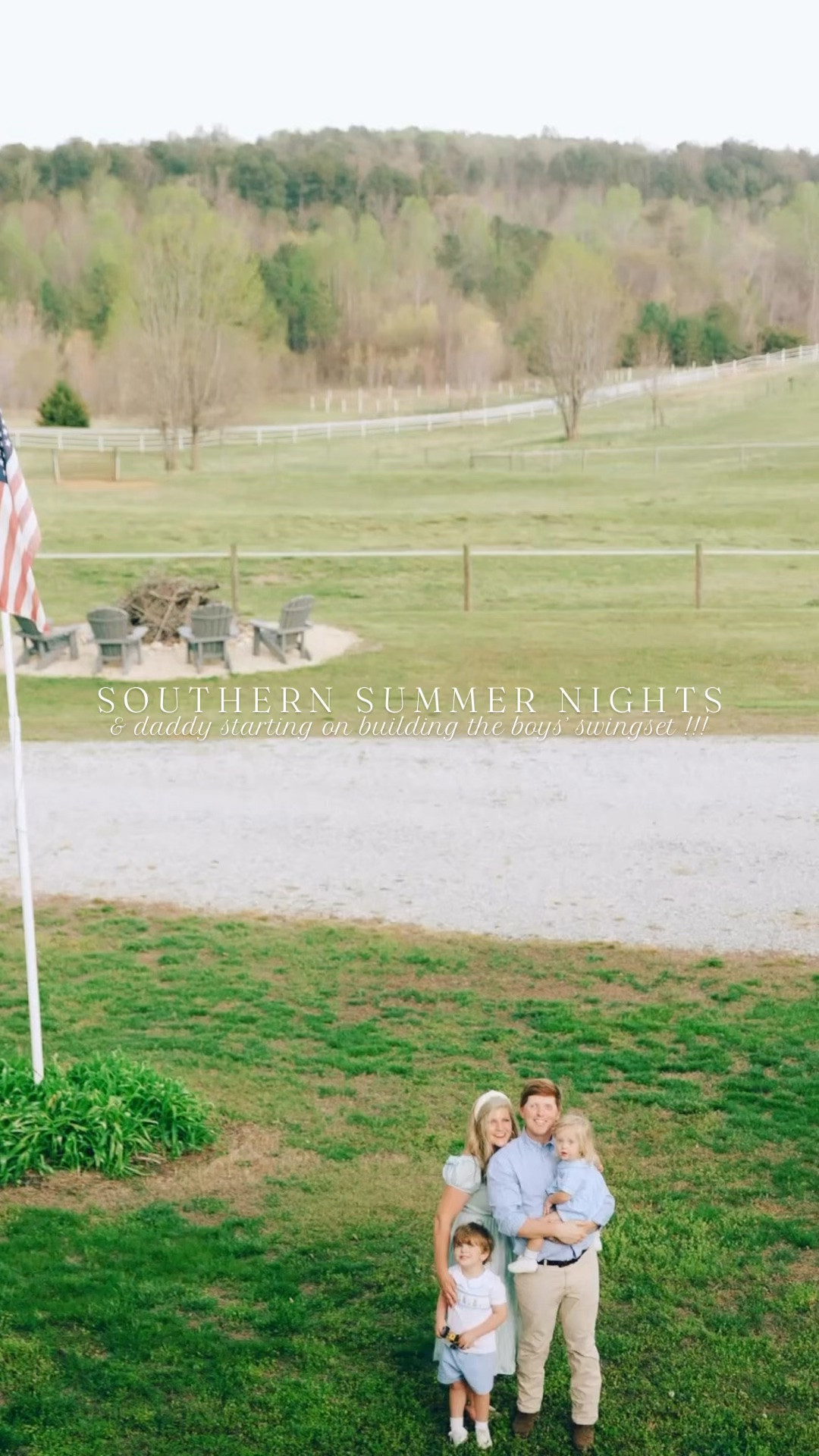 Oh how we love summer nights out here on the farm when “Dada” gets home from work ☀️🐓🪻- the  sweet country summer backyard views of my dreams y’all !!! 🥰 Drinking water 💦 straight from the hose (90s childhood 💯 and brings back core memories as a child 🤭), backyard baseball ⚾️ (always!!), and peaches 🍑 growing on the tree!! 🌳 #summernights #firstsummeronthefarm #backyardofourdreams 

And look at those pretty farm-fresh 🌾 eggs 🥚 from our girlies 🐓 that I got to share!! 🫶🏽 And ofcourse these little daddy-obsessed cutie 🥰 pie baby boys 👶🏼🩵👶🏼 were very invested watching “Dada” working hard 🛠️ on building their playset/swingset, too!! 🛝 I know these are the videos that will be so sweet to look back on one day!! 🫶🏽 #buildingtheswingset #corememories