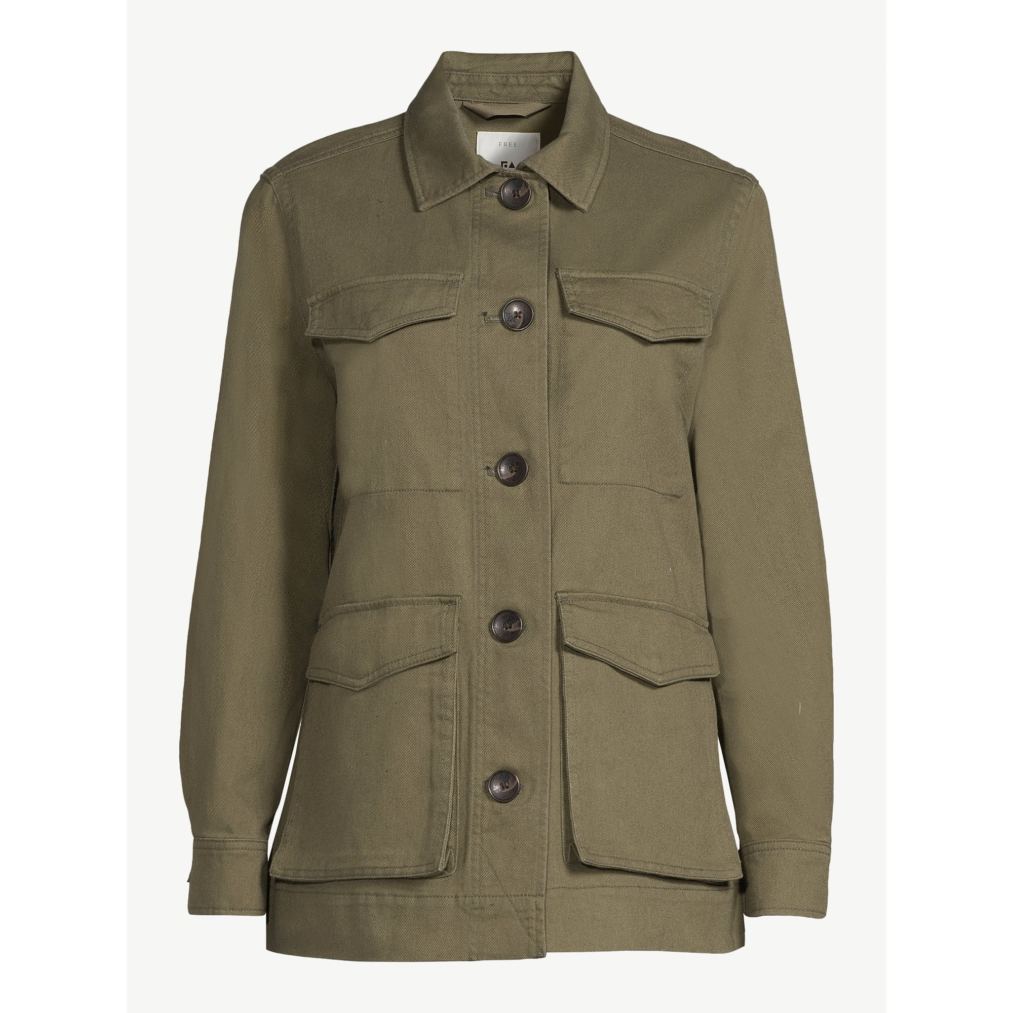 Free Assembly Women's Modern Utility Jacket | Walmart (US)