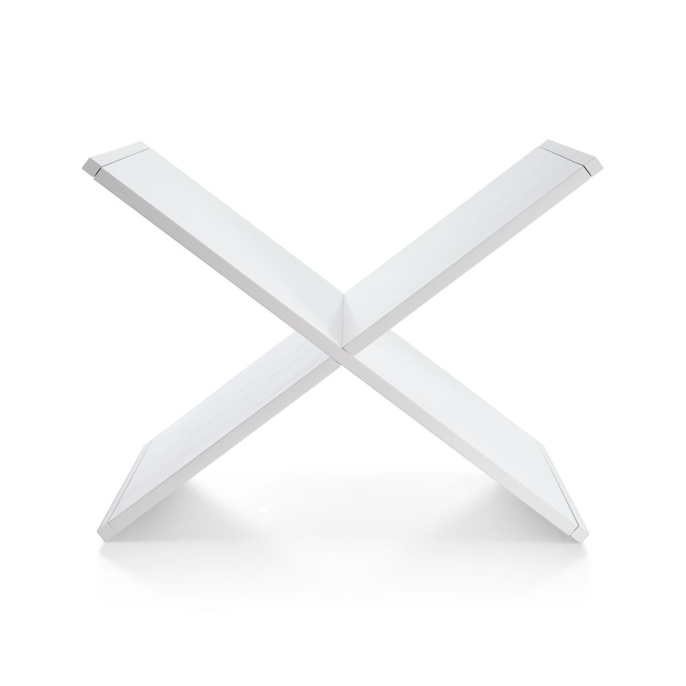 Wine X-Grid for Aspect White Modular Bookcase | Crate & Barrel