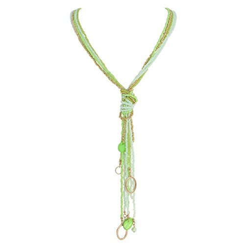 Coiris Long Beaded Strand Necklace for Women Boho Handmade Knotted Beads Statement Necklace African Bohemian Western Katia Designs Jewelry for Women | Amazon (US)