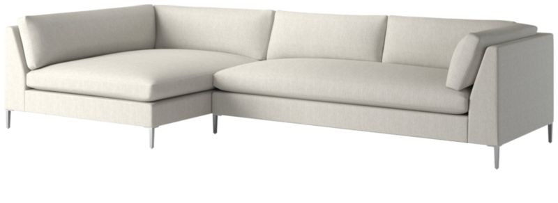 Decker 2-Piece Sectional Sofa + Reviews | CB2 | CB2