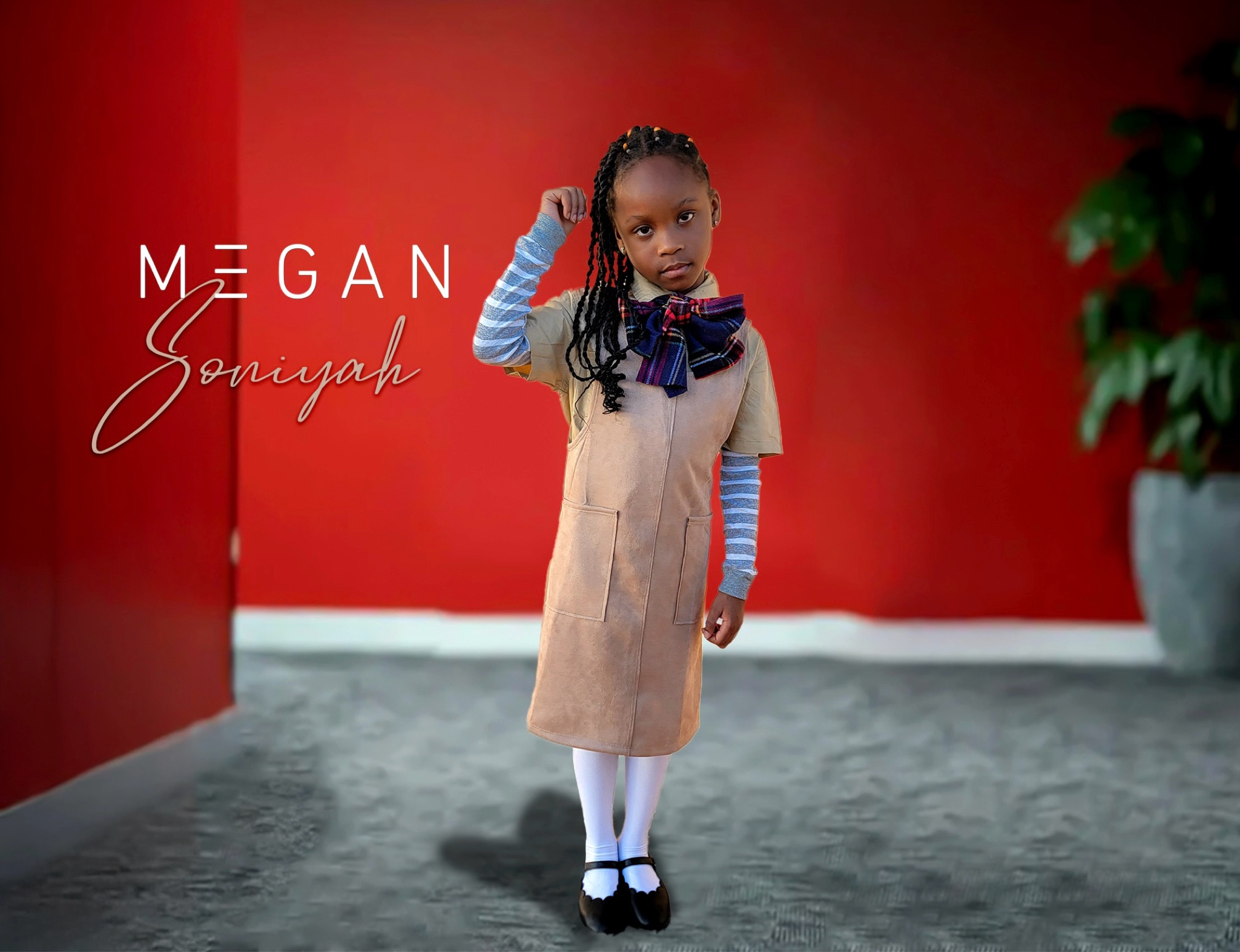 Baby girl as #Megan 👗  for #Halloween 🎃