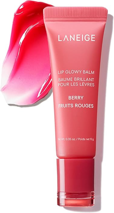 LANEIGE Lip Glowy Balm: Sheer Tinted Lip Moisturizer with Shea Butter, for Hydrating Shine & Soft... | Amazon (US)